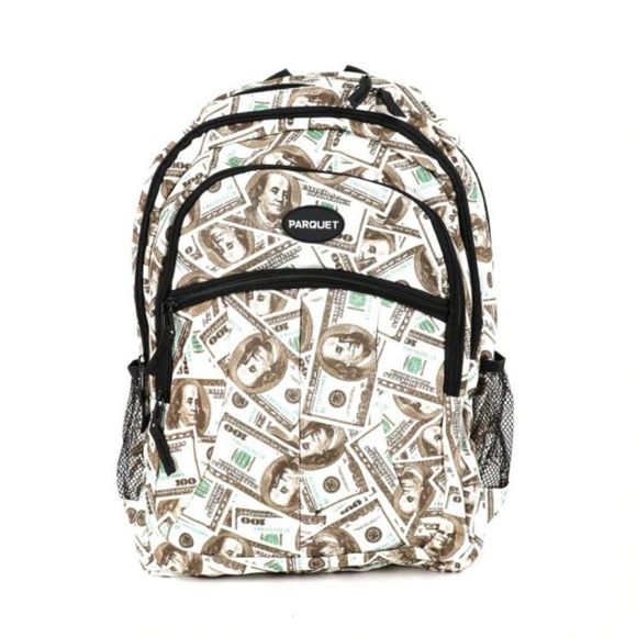 One Hundred Dollar Bill Backpack- NWT - Picture 1 of 6